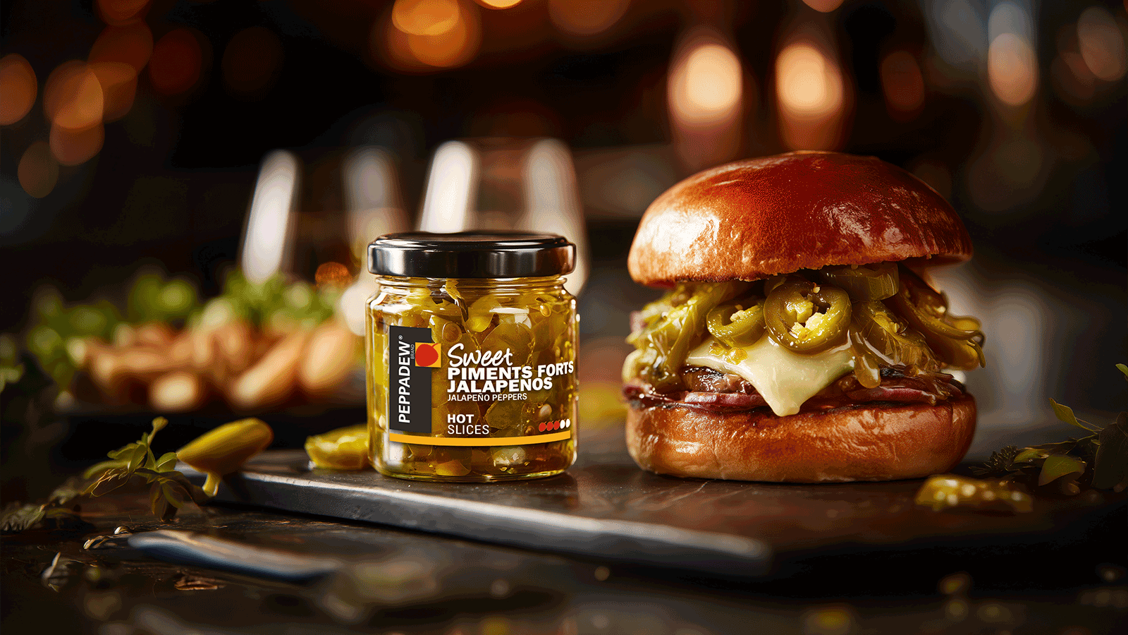 Peppadew-burger